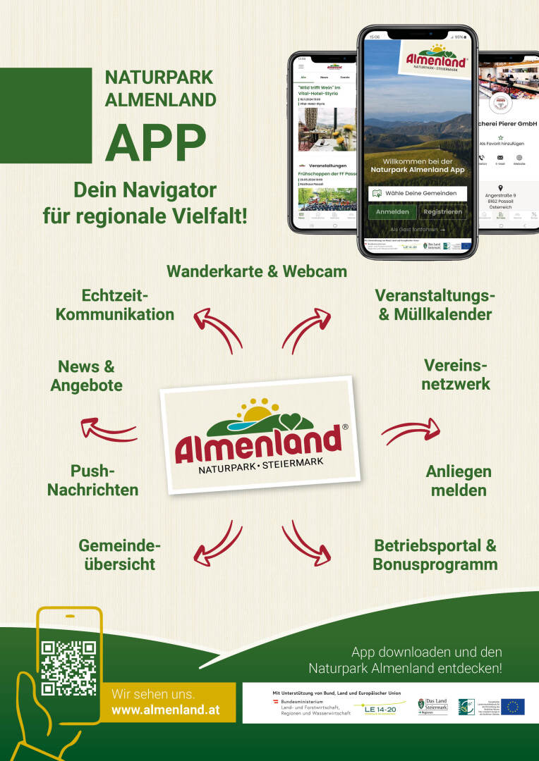 Die neue Almenland-App ist jetzt im App-Store verfügbar